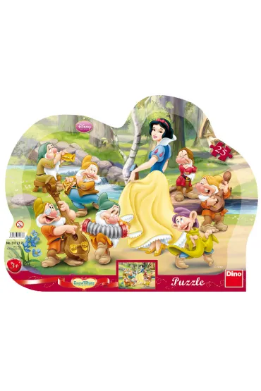 Puzzle ramkowe 25 el. Kr�lewna �nie�ka Dino Toys