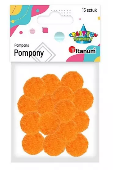 Titanum Pompony poliestrowe 18 mm