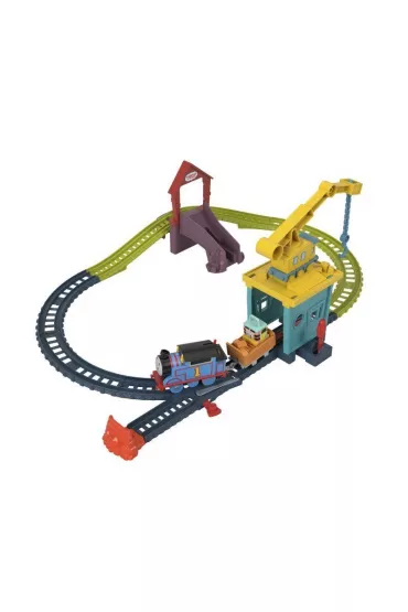 Thomas & Friends Dwig Karolcia + Sandy Zestaw torw HDY58 Mattel