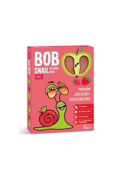 Bob Snail Przekska jabkowo-truskawkowa 60 g