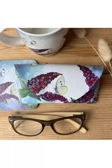 Alex Clark Etui na okulary GL18 Motyle i budleja