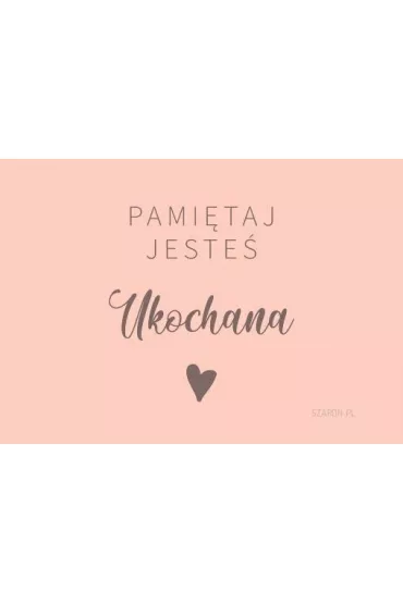 Szaron Magnes na lod�wk� - Pami�taj jeste� Ukochana r�