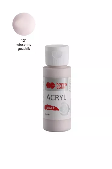 Happy Color Farba akrylowa MATT wiosenny go�dzik 60ml