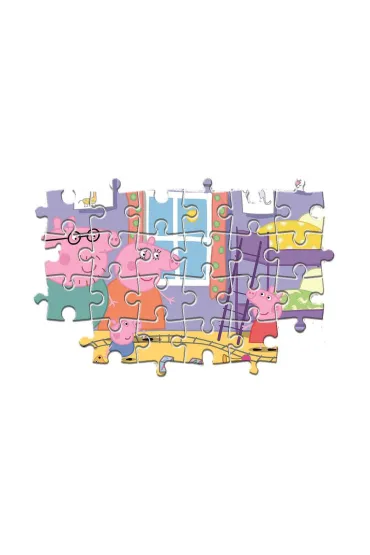 Puzzle 60 el. Maxi SuperColor.Peppa Pig Clementoni
