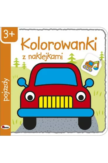 Pojazdy kolorowanki z naklejkami