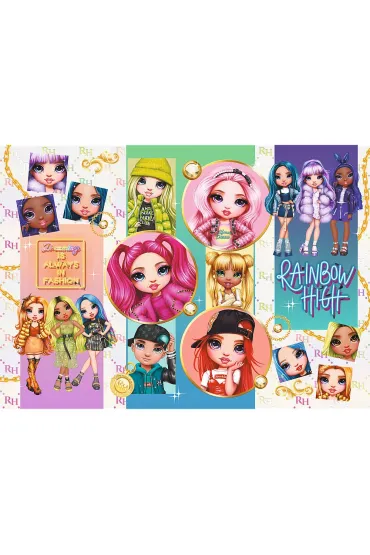Puzzle 200 el. Przyja�� Rainbow High Trefl