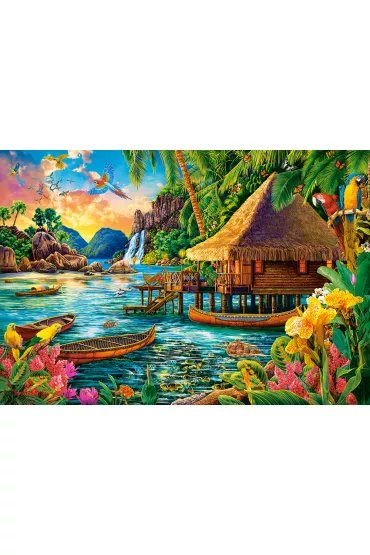 Puzzle 1000 el. Tropical Island Castorland