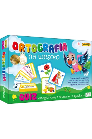 Ortografia na weso�o. Quiz ortograficzny z rebusami i zagadkami Adamigo - Julia Pogorzelska 