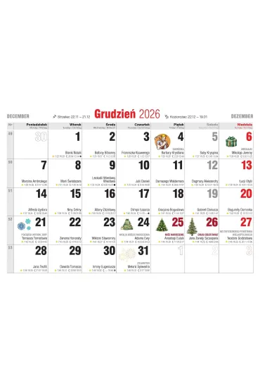 Kalendarze �cienne Kalendarz albumowy 2026 Konie KA-10