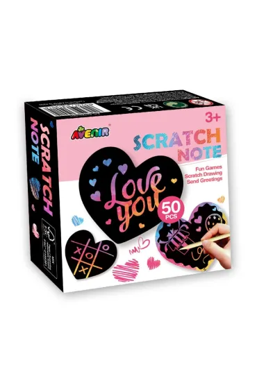 Wydrapywanki - Notes w kszta�cie serca Avenir