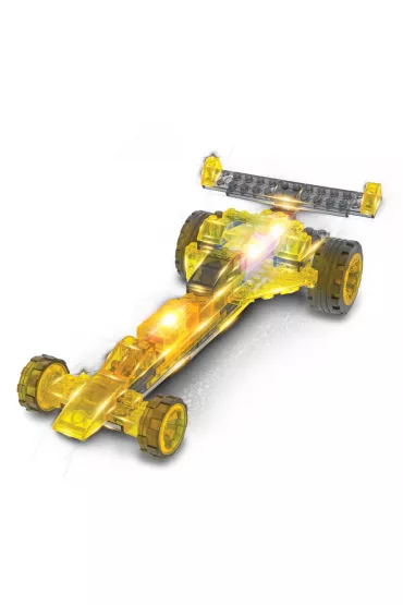 Klocki. Laser Pegs. Dragster 6 w 1