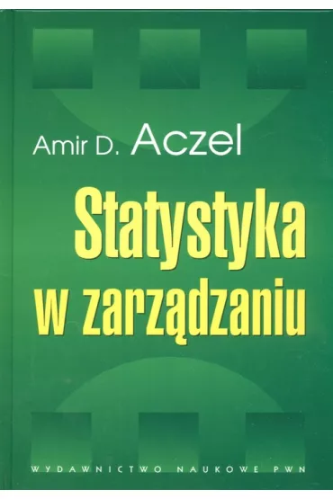 Statystyka w zarz�dzaniu - Amir Dan Aczel