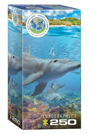 Puzzle 250 el. Delfiny Eurographics