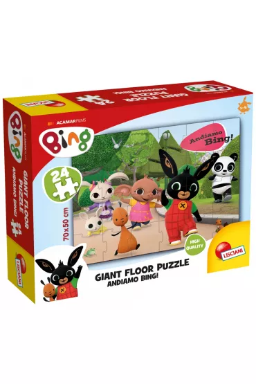 Wielkie puzzle pod�ogowe 24 el. Bing 1 Lisciani