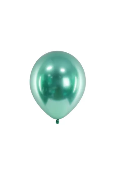 PartyDeco Balony Glossy butelkowa ziele� 30cm 50 szt