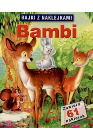 Bambi. Bajki z naklejkami