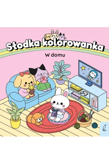 S�odka kolorowanka. W domu