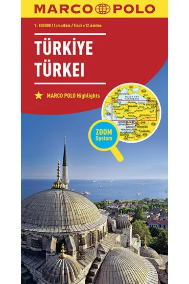 Turcja Turkiye 1:800 000