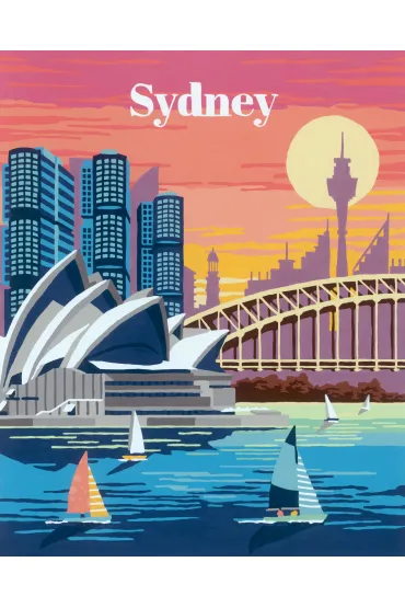 Ravensburger Malowanie po numerach CreArt - Sydney 24x30cm