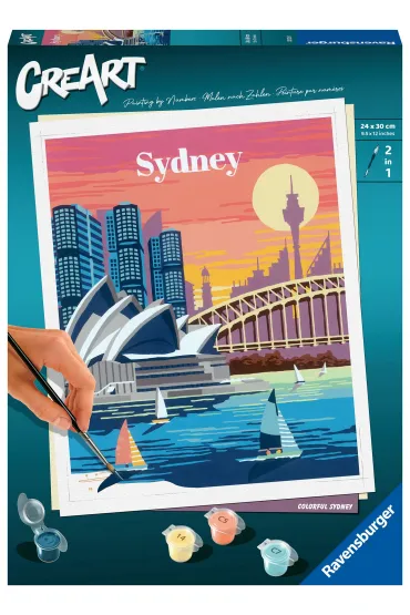 Ravensburger Malowanie po numerach CreArt - Sydney 24x30cm