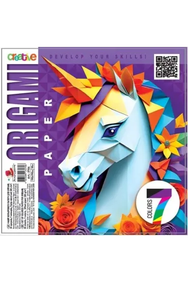 Fresh Papier do origami 190x190 35 arkuszy 80g/m2 Jednor
