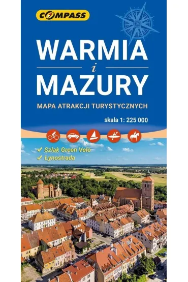 Mapa atrakcji turystycznych - Warmia i Mazury