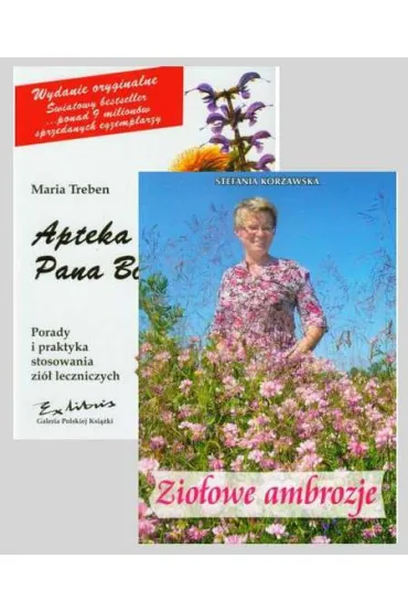 Zestaw ksi��ek: Powr�t do natury, czyli cudowne ozdrowienie z pomoc� zi� - Maria Treben, Stefania Kor�awska