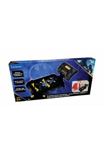 Elektroniczny Pinball z d�wi�kiem i �wiat�ami Batman JG610BAT Lexibook-Apollo
