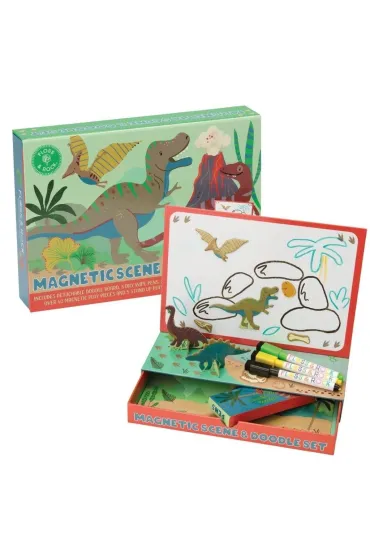 Magnetyczna uk�adanka i tablica - Dinozaury Floss & Rock