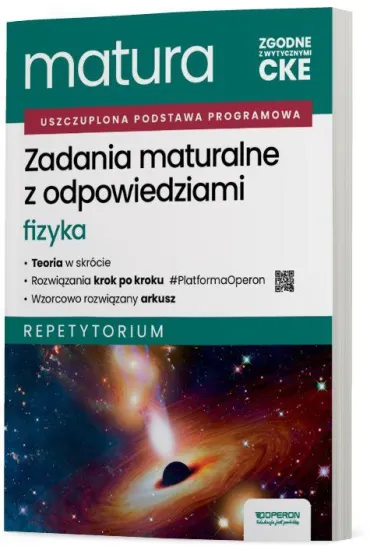 Pakiet Matura 2026. Fizyka. Zakres rozszerzony: Teoria do matury. Vademecum, Zadania maturalne z odpowiedziami. Repetytorium, Arkusze maturalne z rozwi�zaniami krok po kroku