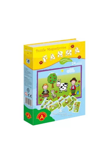 Puzzle magnetyczne 24 el. Farma Alexander