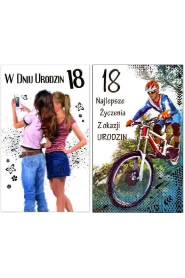 Karnet B 18 Urodziny mix