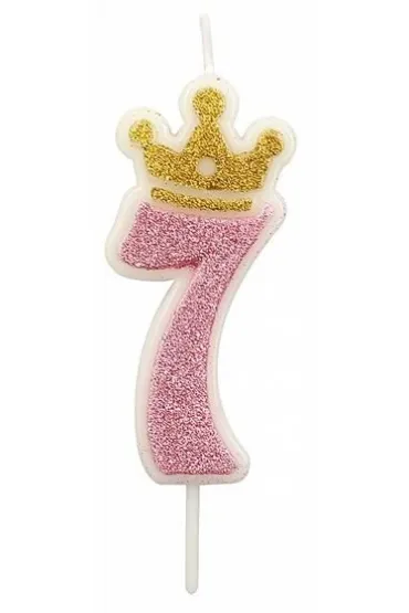 �wieczka 7 r�owa 6,8cm PARTY GO