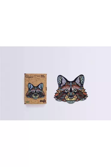 Puzzle drewniane eko 80 el. Weso�y szop pracz A4 PuzzleOK