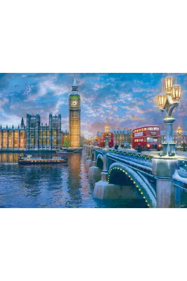 Puzzle 1000 el. Wigilia w Londynie Eurographics