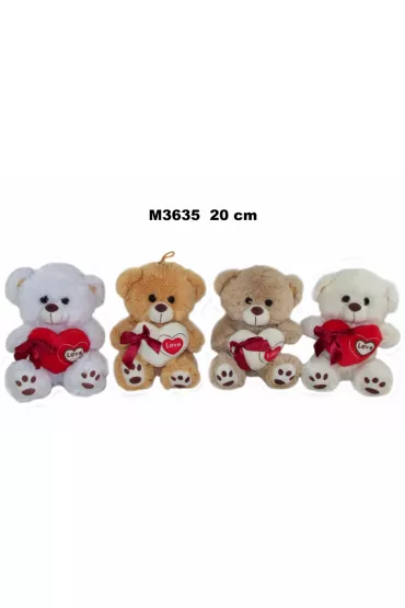 Mi� z sercem 20cm MIX Sun-Day