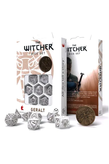 Komplet ko�ci Wied�min. Geralt. Bia�y wilk Q-Workshop