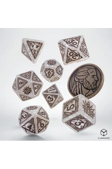 Komplet ko�ci Wied�min. Geralt. Bia�y wilk Q-Workshop