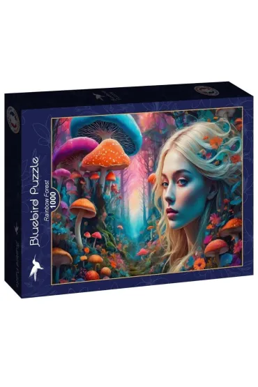 Puzzle 1000 el. T�czowy las Alipson
