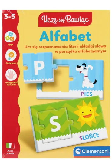 Alfabet Gra edukacyjna 3-5l CLEMENTONI 50415  CLM
