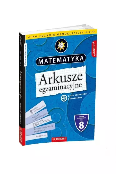 Arkusze egzaminacyjne z matematyki dla 8-klasisty - Marzena Wieczorek