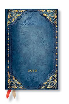 Paperblanks Kalendarz 2020 ksikowy Mini Horizontal Peacock Punk 12m