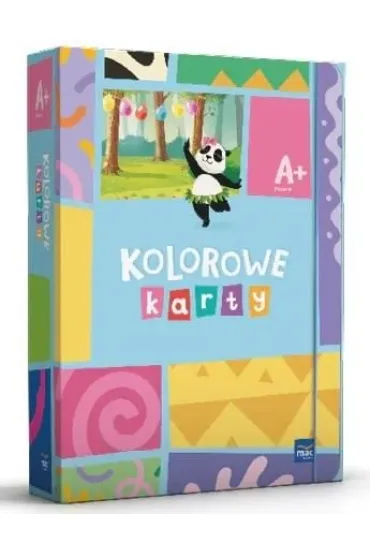 Kolorowe karty. Poziom A+. Czterolatek