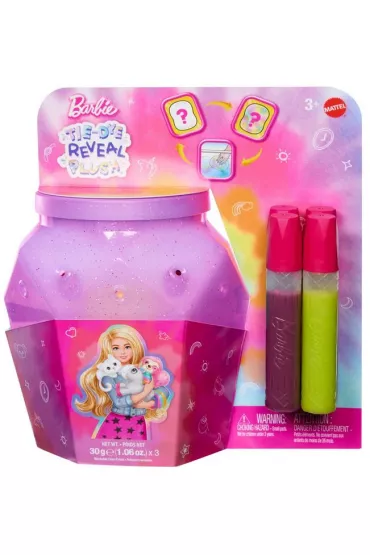 Barbie Tie-Dye. Pluszak do malowania Unicorn HWD30 Mattel