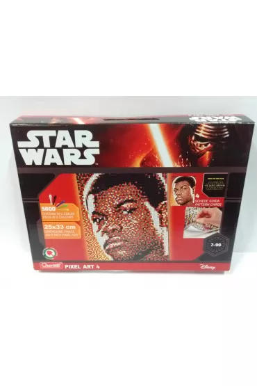 Mozaika Pixel Art. 4 Star Wars Finn 5800 el. * Quercetti