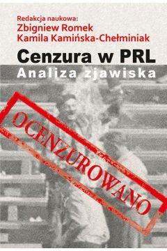 eBook Cenzura w PRL. Analiza zjawiska pdf