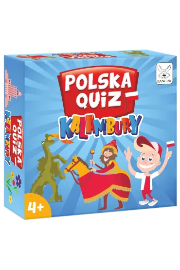 Pakiet Ma�y patriota: Kalambury. Polska Quiz, Puzzle edukacyjne. Mapa Polski - Pakiety na nagrody