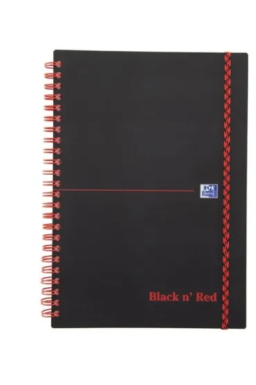 Ko�obrulion A5 Oxford Black N Red kratka 70 kartek