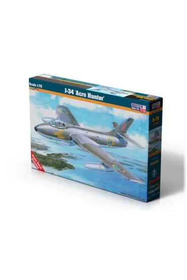 Model do sklejania 1:72 Samolot J-34 Acro Hunter Zestaw farby + p�dzelek Olymp Aircraft