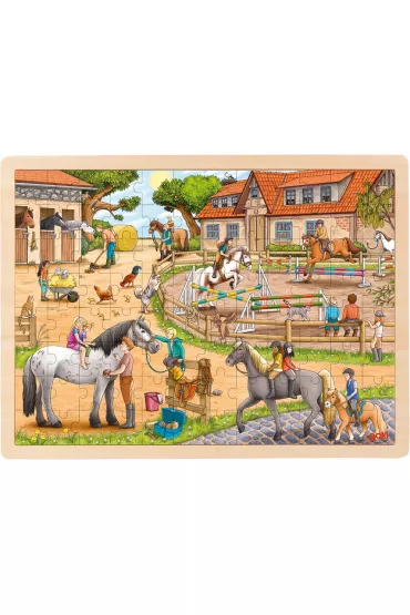 Puzzle 96 el. Szk�ka Je�dziecka Goki
